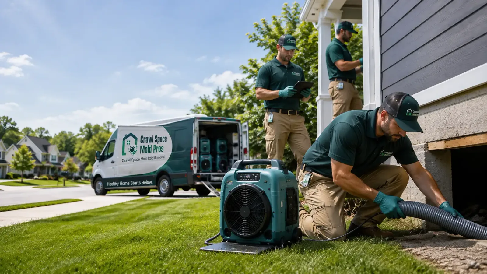 Crawl Space Mold Removal in Jetmore, KS